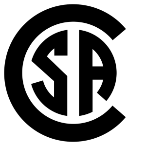 Canadian Standards Association (CSA) certification logo.
