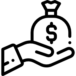 An image of a hand holding money.